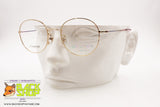 ORGANIX by DIACO 802 Made in Japan, Round eyeglass frame unisex, Gold & Rainbow, New Old Stock