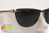 SIMONETTA RAVIZZA by ANNABELLA Sunglasses, Golden & Matt black frame, Deadstock Vintage 90s