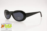 LA PERLA mod. SPE016 Black Women's Sunglasses, graven arms, New Old Stock