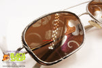 FENDISSIME by FENDI SFE003 Rare 90s Sunglasses, Printed texture monkey lenses, Deadstock