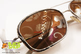 FENDISSIME by FENDI SFE003 Rare 90s Sunglasses, Printed texture monkey lenses, Deadstock