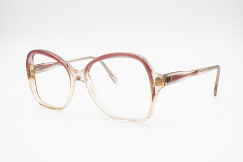 LOZZA mod. ARPA 322 Vintage 1970s eyeglass frame women 55[]16 135, Pink rose acetate & Pearl, New Old Stock