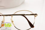 IMAGO mod. QUID Round circle golden eyeglass frame, classic vintage, New Old Stock 90s