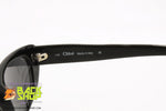 CHLOE' Lunettes mod. 10S 142 Vintage Sunglasses cat eye green black strass engraved, New Old Stock 1990s