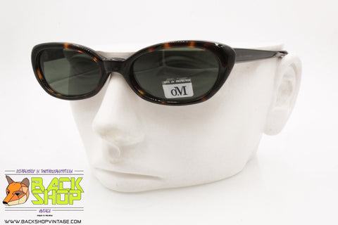 O. MARINES mod. 6149 W362 Vintage Sunglasses, oval women tortoise, New Old Stock 1990s