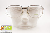 GALILEO mod. MEU F14 Moniseur Gentleman eyeglass frame full silver, Rectangular rims, New Old Stock