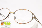 SUNOPTIC mod. 156A-N Oval eyeglass frame, golden aged & tortoise, New Old Stock