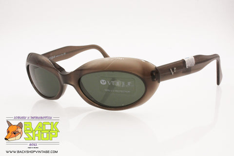 VOGUE Vintage woemen sunglasses, Grey acetate frame thick upper zone lenses, New Old Stock