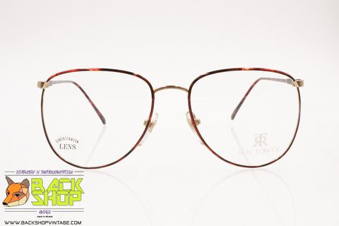 ROY TOWER mod. Country 32 Vintage eyeglass frame changing hot tones, New Old Stock 80s