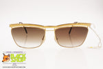 CRISTELLE mod. CR 155 made in Italy, Golden reflective sunglasses, Vintage New Old Stock 1990s