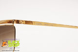 CRISTELLE mod. CR 155 made in Italy, Golden reflective sunglasses, Vintage New Old Stock 1990s