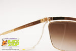 CRISTELLE mod. CR 155 made in Italy, Golden reflective sunglasses, Vintage New Old Stock 1990s