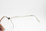 LOGO PARIS mod. 03 65, Vintage eyeglass frame half rimmed nylor squared, New Old Stock