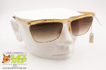 CRISTELLE mod. CR 155 made in Italy, Golden reflective sunglasses, Vintage New Old Stock 1990s