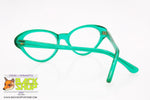 ALEX Vintage eyeglass frame women, cat eye emerald green, New Old Stock 1970s