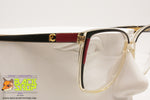 ROBERTO CAPUCCI RC87 elegant women's eyeglass , Black & Red, New Old Stock 1970s