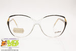 PIAVE OPTIK mod. 1087 Vintage women's eyeglass frame, semi-rounded, stainded effect, New Old Stock 1980s