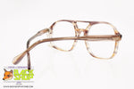 DESA mod. 177 Vintage eyeglass frame, aviator/pilot dappled squared, New Old Stock 1970s