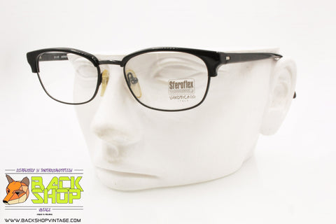 SFEROFLEX mod. PAT 1030 O20 Vintage eyeglass frame browline women , Made in Italy, New Old Stock 1980s