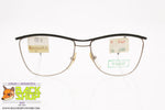 UNITED COLORS of BENETTON mod. Bicolors 2-507, Vintage eyeglass frame black & gunmetal, New Old Stock 1990s