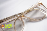 RODENSTOCK Lifestyle 7021, Vintage glasses frame, Half lunettes lenses traslucent color, New Old Stock