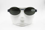 Byblos Vintage sunglasses NOS mod. 634-S 3177 oval shades, Electric blue color, New Old Stock