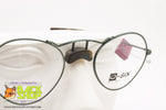 O-SIX GLASSES mod. 050 000 Vintage eyeglass frame round, hype unique design, New Old Stock 1990s