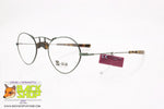 O-SIX GLASSES mod. 050 000 Vintage eyeglass frame round, hype unique design, New Old Stock 1990s