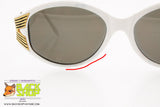 KENN SCOTT mod. 8083-3 Vintage Sunglasses white, Deadstock defects