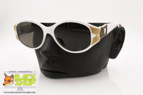KENN SCOTT mod. 8083-3 Vintage Sunglasses white, Deadstock defects
