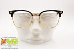 REGIA mod. 114 Hand Made Italian frame eyeglass, Clubmaster deep blue, New Old Stock 1970s