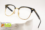 REGIA mod. 114 Hand Made Italian frame eyeglass, Clubmaster deep blue, New Old Stock 1970s