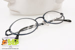 LES COPAINS mod. LC 297 F06 Vintage women eyeglass frame, oval blue metallized, New Old Stock 1990s