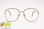 EQUIPE VISTA mod. Regina Round women eyeglass frame, Red cherry rims, New Old Stock 1980s