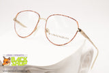 LINO VENEZIANI mod. LV 122-321 Ovalized women's eyeglass frame, salmon pink marmorized, New Old Stock