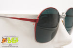 APOLLO OPTIK mod. 20241, Vintage Sunglasses grey & red metallized, New Old Stock 1980s