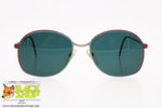APOLLO OPTIK mod. 20241, Vintage Sunglasses grey & red metallized, New Old Stock 1980s