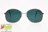 APOLLO OPTIK mod. 20241, Vintage Sunglasses grey & red metallized, New Old Stock 1980s
