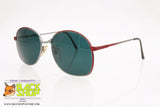 APOLLO OPTIK mod. 20241, Vintage Sunglasses grey & red metallized, New Old Stock 1980s