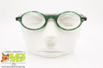 FOVES mod. 193/44 Vintage eyeglass frame oval rims green, Italian brand, New Old Stock 1980s