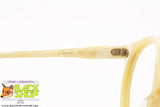 SAVIO OPTIK mod. PANTOS 908, Vintage round keyhole eyeglass frame cream marbled, acetate sheet, New Old Stock 1970s