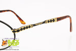 CUSTOM mod. CU 119 01, Vintage sunglasses frame sport, black & golden, New Old Stock 1990s