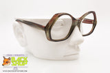 Vintage polygonal/pentagonal frame glasses women, acetate material, New Old Stock 1970s