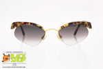 O-SIX mod. 016 262 Vintage Sunglasses women, pop design nylor lenses, inlaid pattern, New Old Stock 1990s