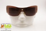 LUXURY Vintage mono lens women Sunglasses mask shape, full adorned, New Old Stock