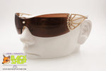 LUXURY Vintage mono lens women Sunglasses mask shape, full adorned, New Old Stock