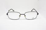 Classy frame DUNHILL mod. DU00105 reading glasses rectangular oval lenses metal matte effect, New old stock with tag on arm