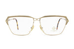 Von Furstenberg Mod F 192 Vintage frame pale golden with havana tortoise details// NOS 80S Rare glamorous designer eyewear