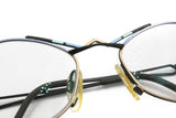 Moder design Space age oval eyeglasses // vintage futuristic frame 1990s // rare eyeglasses