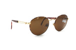 Vintage SERGIO TACCHINI sunglasses golden & brown dappled, Vintage Italian designer sunglasses 80s, New Old stock